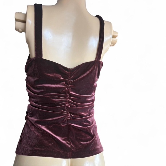 Elegant Velvet Ruched top - Picture 6 of 14